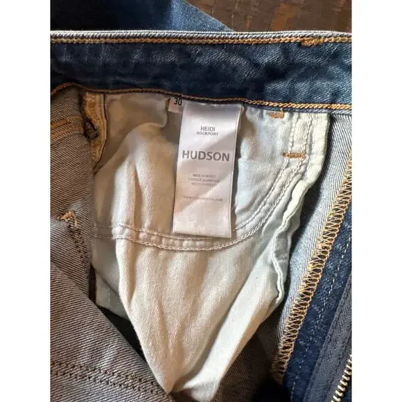 Hudson Jeans Heidi Rockport, 30, released flare hem, Boho, Hippie, rocker NWT - Picture 3 of 3